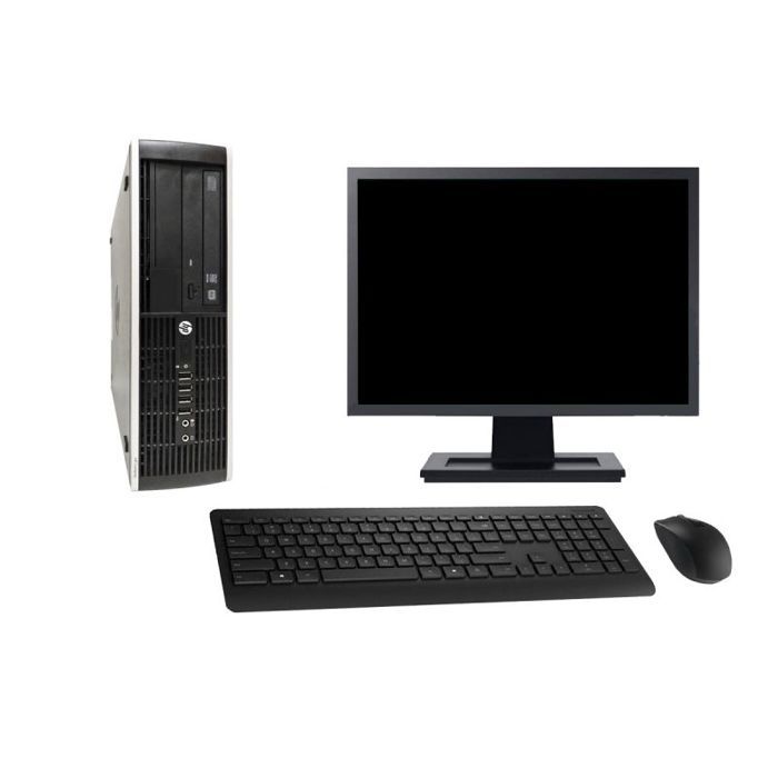 PC HP Compaq Pro 6300 SFF Ecran 22 i5-2400 RAM 16Go Disque 2To Windows 10 Wifi - Hewlett packard