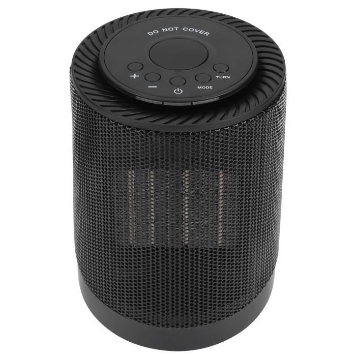 Radiateur Céramique Soufflant 1200W - Économique Avec Thermostat - Chauffage Silencieux Pour Bureau Et Chambre - Sécurité Basculement