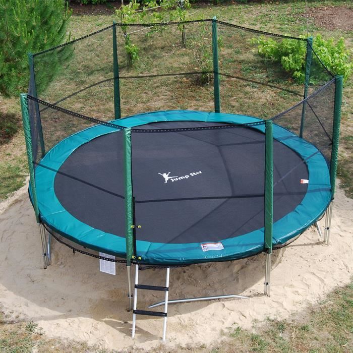 Accessoire Trampoline Jumpstar Trampoline Jumpstar O370 Cm Avec Filet En Cad Achat Vente