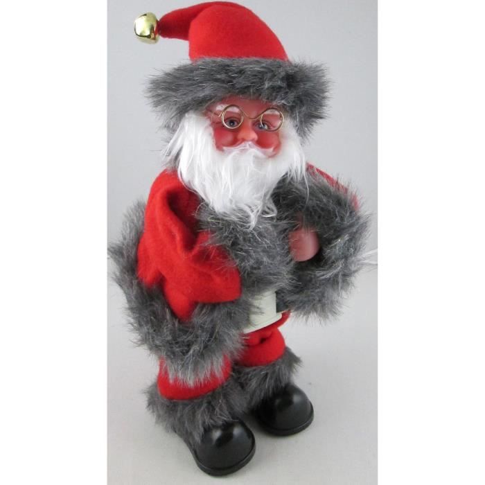 Pere Noel Decoration Automate Anime De Noel Musical Danseur Avec Lunettes Achat Vente Automate Et Personnages Bientot Le Black Friday Cdiscount