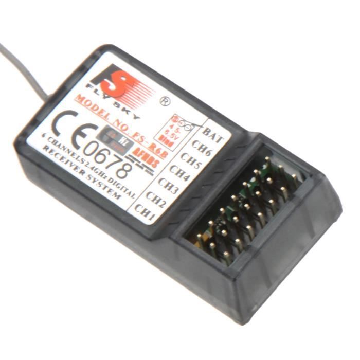EEnergy Mini FlySky FS-R6B 2.4Ghz 6CH RC Receiver Transmitter Remote Control Par