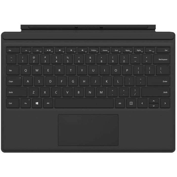 Microsoft Surface Pro Type Cover (M1725) Clavier avec trackpad, accéléromètre allemand noir commercial pour Surface Pro…
