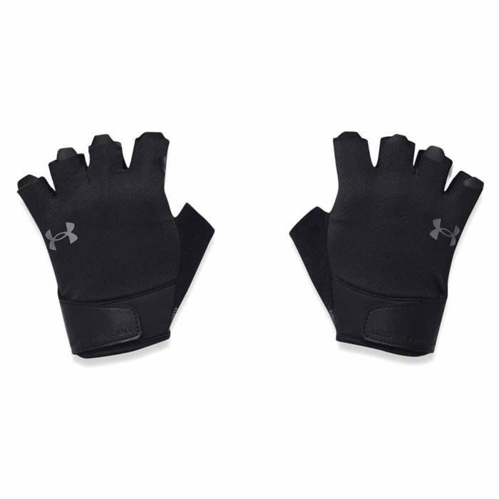Gants dentraînement - UNDER ARMOUR - Half Finger - Homme - Noir - Taille L Gants dentraînement - UNDER ARMOUR - Half Finger - Homme - Noir - Taille L