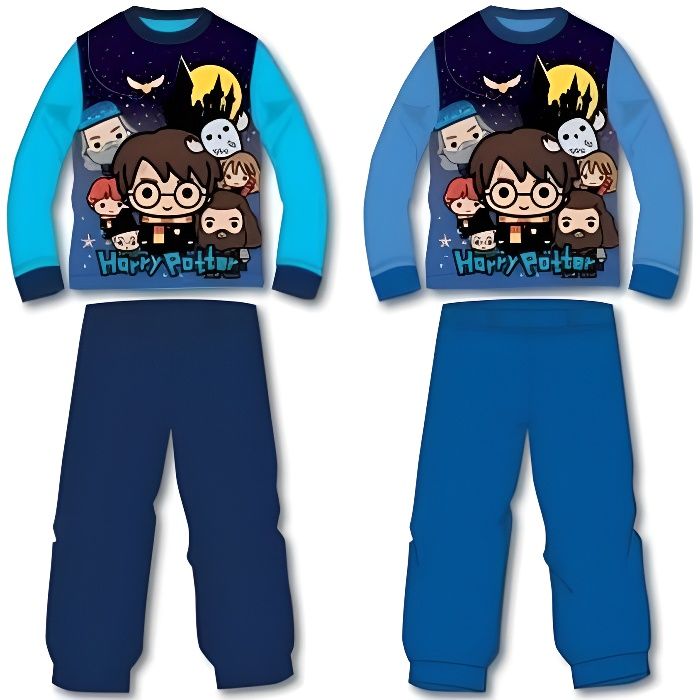 Pyjama polaire Harry Potter Bleu fonc Cdiscount Pr t Porter
