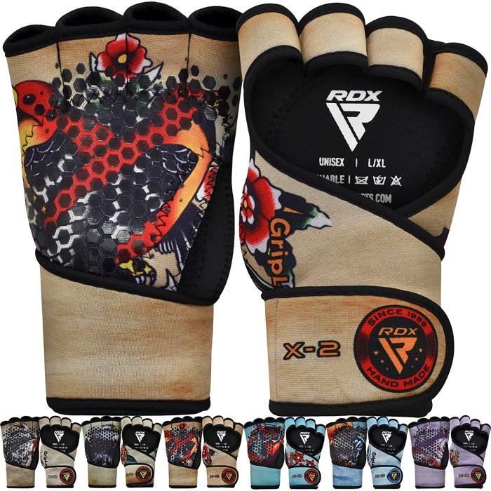 Gants De Fitness RDX - Anti-dérapants, Respirants - Soutien Poignet - Parfait Muscu & Gym