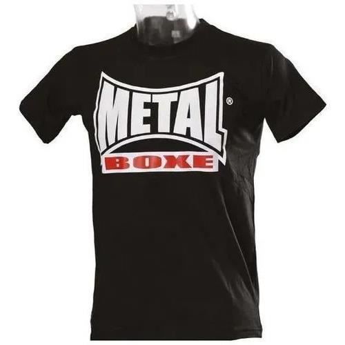 T-shirt à manches courtes Metal Boxe vintage - noir - L T-shirt à manches courtes Metal Boxe vintage - noir - L
