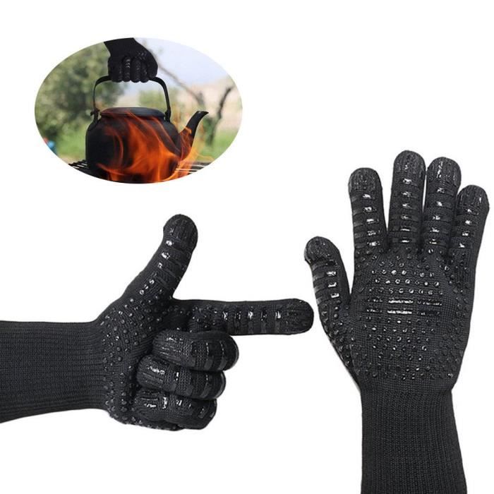 Gants de Protection anti-Chaleur pour Cuisine Four - Cdiscount Maison