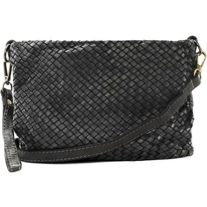 Sac à main en cuir Miss Joe Noir OH MY BAG Taille unique