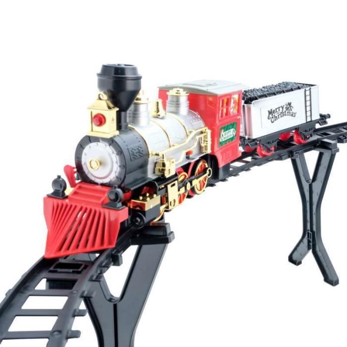 Petit Train De Noel A Pile 36 Elements Cdiscount Jeux Jouets