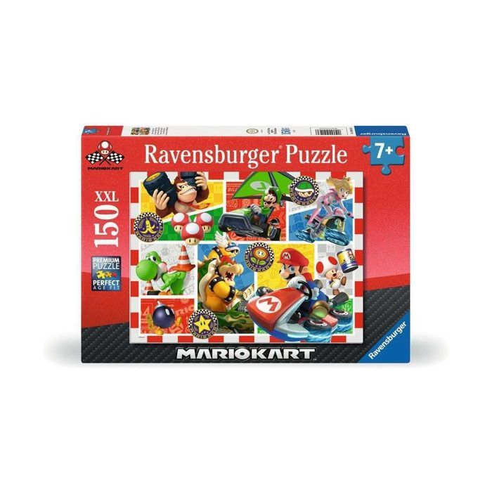 Puzzle 150 pièces : La course de Mario Kart Ravensburger France - vue 2