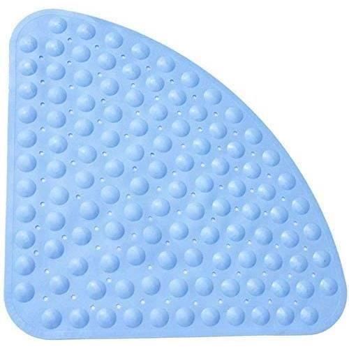 Tapis De Douche D'Angle Incurvé - Absorbant, Antidérapant, Lavable 30x60x100 Cm