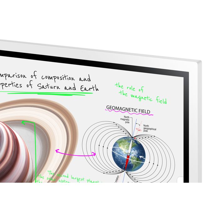 Écran LCD 55 – Samsung – Flip Pro WM55B – Tactile multi-touch – 4K UHD – Éducation/Entreprise