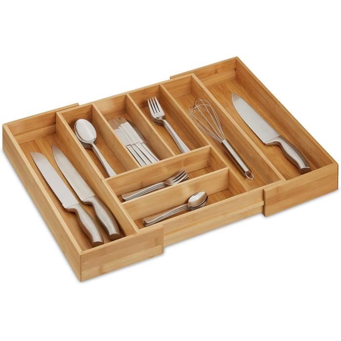 Dessous De Plat En Bambou Extensible 22x22cm