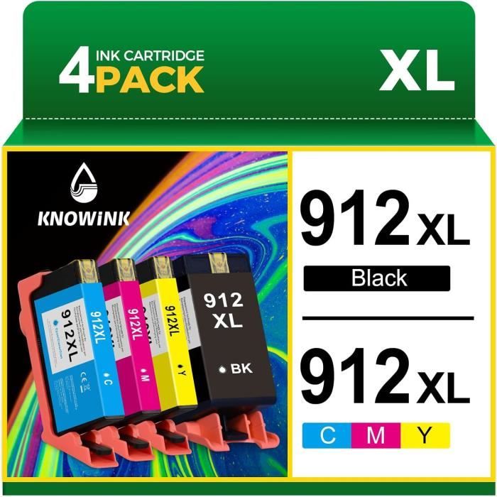 Cartouches D'encre Compatibles HP 936e - Pack CMYi 4 Couleurs (noir, Cyan, Magenta, Jaune)