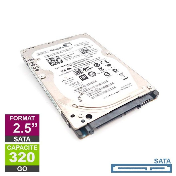 Acheter Disque Dur 320Go SATA 2.5 Seagate ST320LT009 7200rpm 16Mo Reconditionné - 14,75 € Disque Dur 320Go SATA 2.5 Seagate ST320LT009 7200rpm 16Mo Reconditionné - Seagate reconditionné disponible sur Cdiscount Seconde Vie