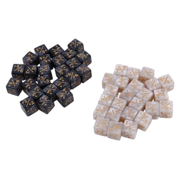 48 Dés Compteurs MTG/CCG - 6 Couleurs Avec Sacs - D6 Pour Jeux De Cartes - Accessoire Jeu Stratégie