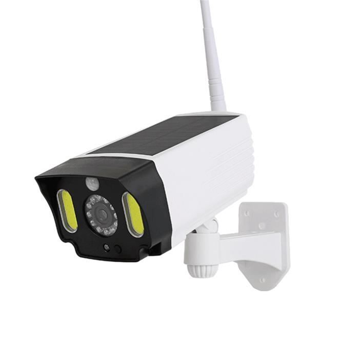 Caméra De Surveillance Wifi Tuya Solaire 6 Lumières Balle Machine