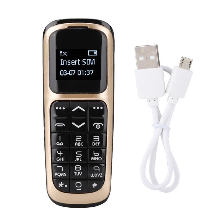 Mini téléphone portable SONEW - Radio FM, appels, musique - Blanc