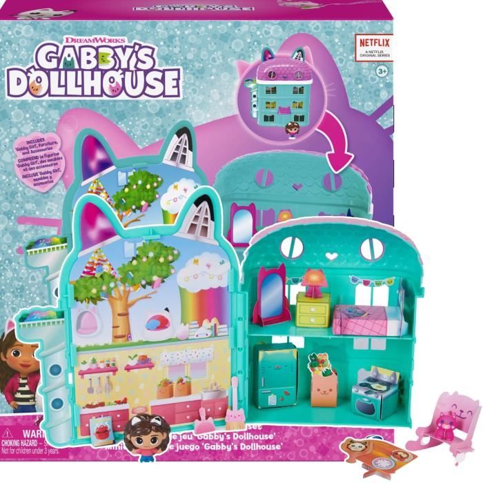Maison de poupée pratique Gabby's Dollhouse + figurine