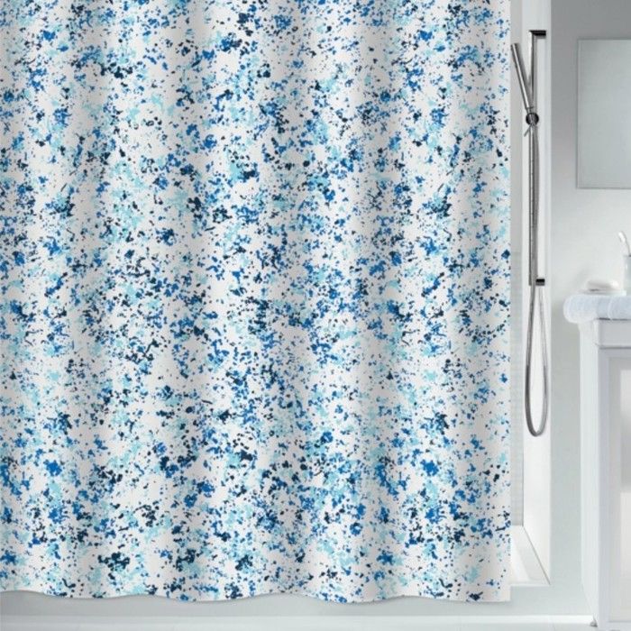 Spirella - Rideau de douche Polyester ROMANCE Rose Sable Spirella