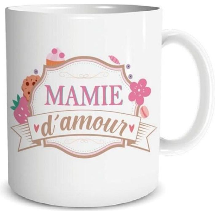 Mamie damour pour toujours Cadeau mamie Mug mamie damour 