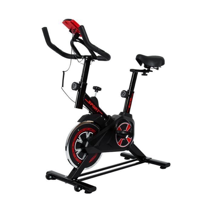Velo d Appartement a l Interieur Velo Fitness Sport avec Ecran LCD Velo d Entrainement Fixe pour Adultes Noir Cdiscount Sport