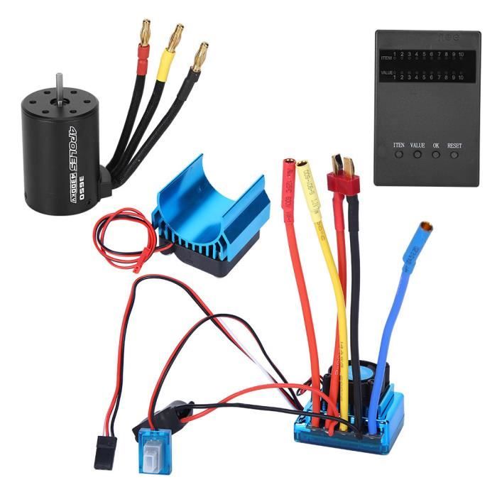 Couvercle de dissipateur de chaleur et ventilateur de reoidissement pour voiture électrique, pièces RC, moteur sans balais, 1:10 HSP RC, taille 540 545 550, BL/PP  26