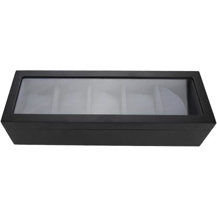 Boîte De Rangement Pour Montre - Cuir PU, 10x11x7,5 Cm, Neuve Avec étiquettes