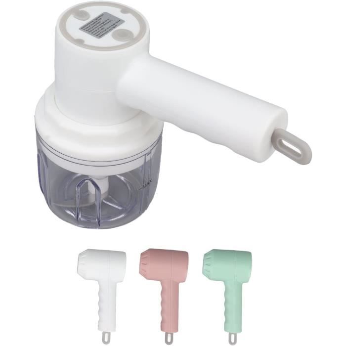 Mini Hachoir Électrique Sans Fil USB – 250 Ml, Pour Ail, Oignons, Viande, Nourriture Bébé, Rechargeable
