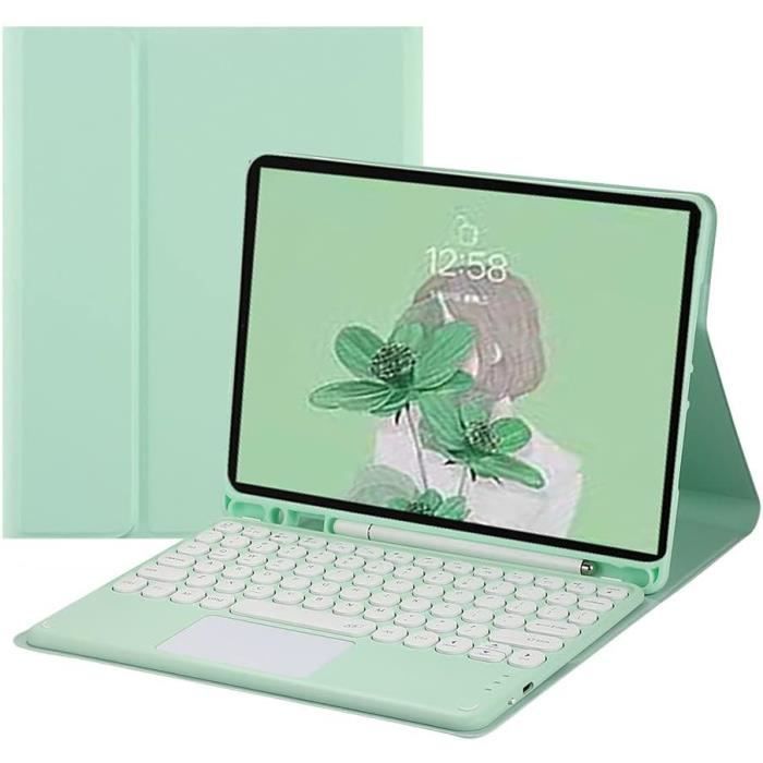 Étui Avec Clavier Bluetooth Amovible Lielax Pour IPad A16 11e Génération 2025 Et 10e Génération 2022 (11") - Disposition UK, Bleu, Avec Porte-crayon - 7