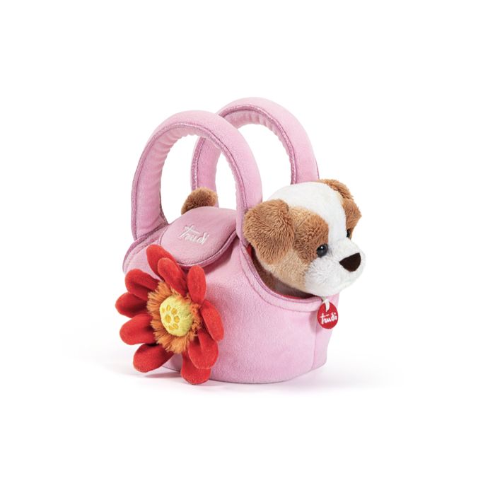 Peluche Chiot dans son Sac TRUDI 29728 15 cm Pour Bébé