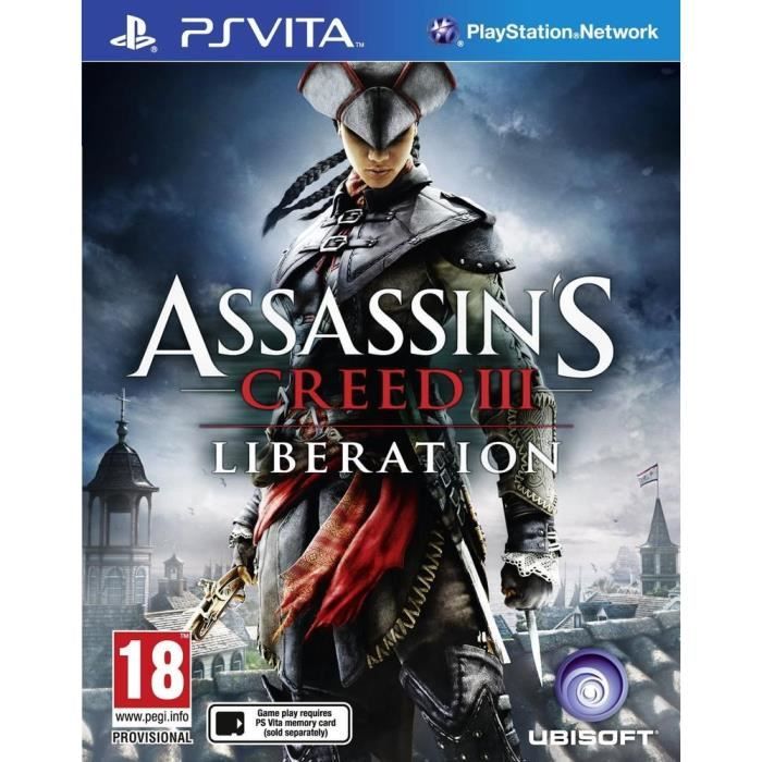 Jeu PS Vita Ubisoft Assassins Creed III Liberation Edition Standard PEGI 18+