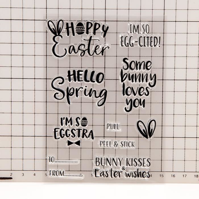 Tampon Pâques, Tampons Transparents, Clear Stamp En Silicone