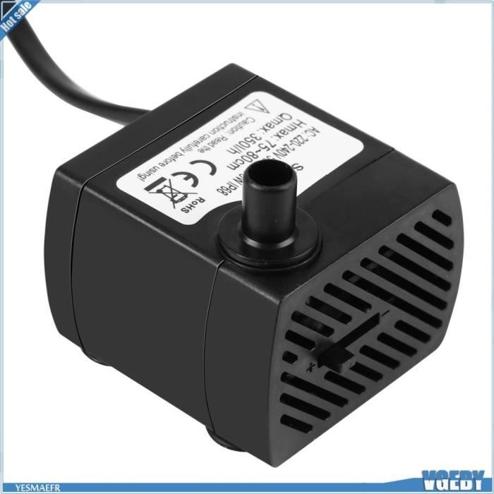 Meilleurs prix pour VGEBY Mini Pompe à Eau Submersible Ultra Silencieuse Aquarium Poisson
