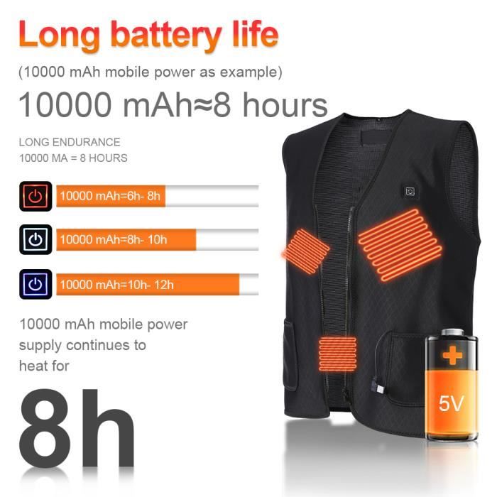 Gilet Chauffant - Veste Thermique, 3 Temp?�ratures NOUVEAU ABI - Cdiscount Bricolage