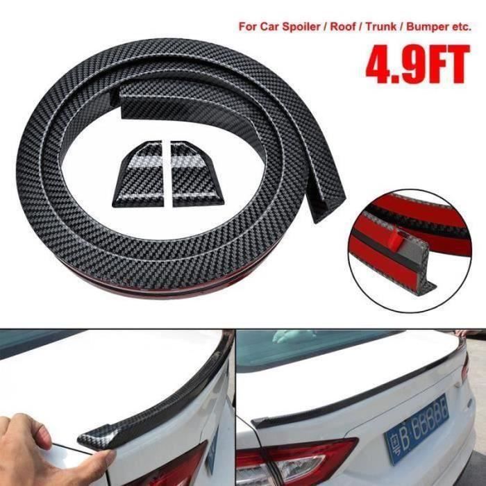 Aileron De Toit Arrière Universel En ABS Noir Brillant - Pour Hayon, Style Sportif, Réduction De Traînée, Installation Adhésive