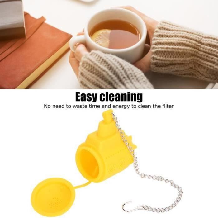 2 Infuseurs à Thé En Acier Inox - Avec Pendentif Améthyste Et Cristal - Boule à Thé Mesh Fine