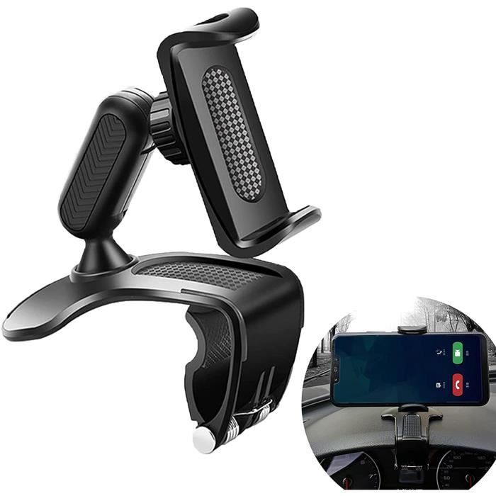 Generic Support de téléphone de tableau de bord de voiture de type HUD  Rotation de 360 ​​degrés ( téléphone portable de 3,5 à 6,3 pouces ) à prix  pas cher