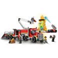 Jeu de construction LEGO® City 60282 L’unité de commandement des pompiers avec miniatures et camion de pompiers-1