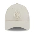 New Era 9Forty Femme Cap - SIMILICUIR New York Yankees stone-1