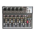 Vonyx VMM-F701 - Table de mixage 7 canaux - Port USB, 5 x entrée mic/ligne mono, 1 x entrée ligne stéréo-1