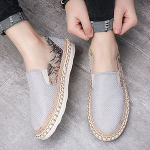 Altxic Espadrilles Plates Homme En Toile Confort - Bout Fermé, Légères Et Respirantes Style Sport-Chic