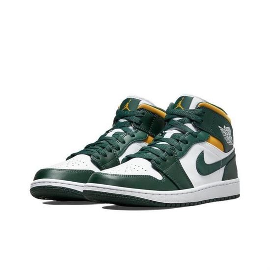 Air jordan 1 store mid vert homme