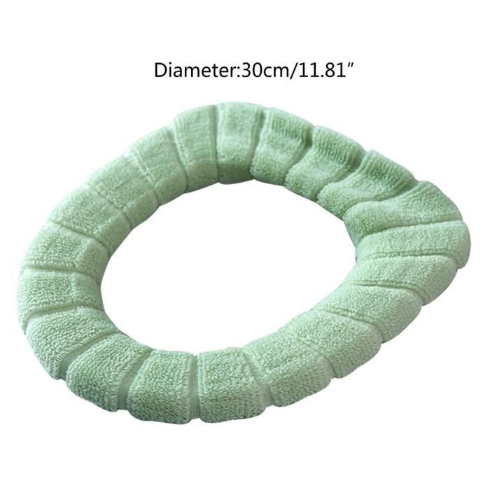 Abattant Wc,Housse De Siège De Toilette Ensemble De Protection D'outils De Fermeture à Domicile, Tapis De Siège De - Type Green - Bricolage