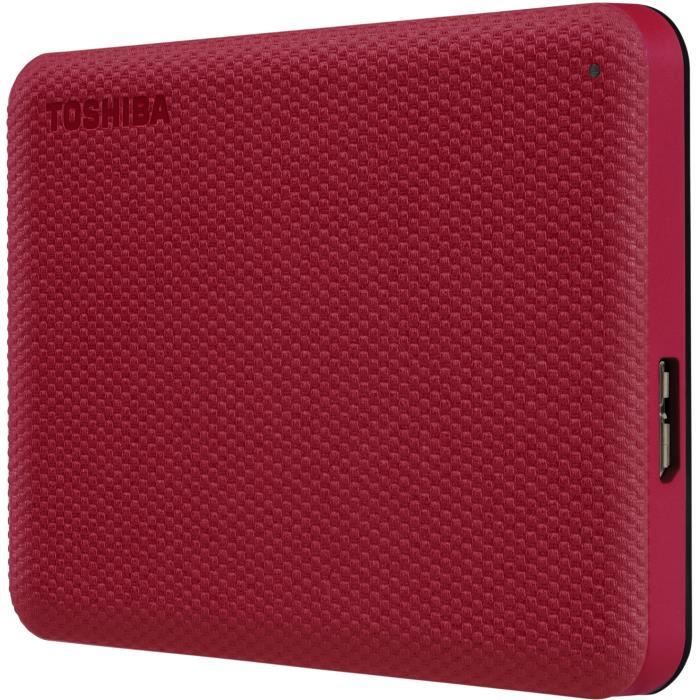 Disque Dur Externe Toshiba Canvio Advance 2 To Blanc - Sauvegarde Sécurisée, Logiciels Inclus