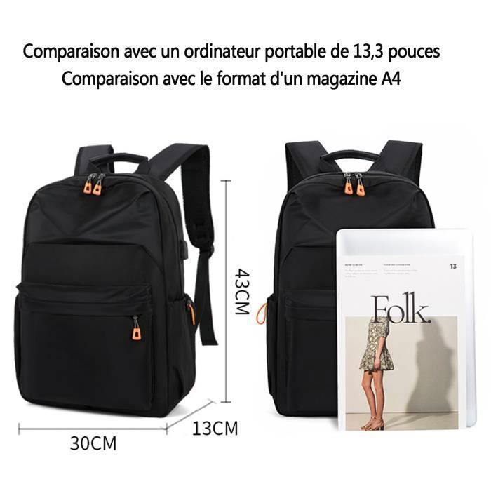 Sac à Dos Ordinateur Portable Pouces Homme Imperméable avec