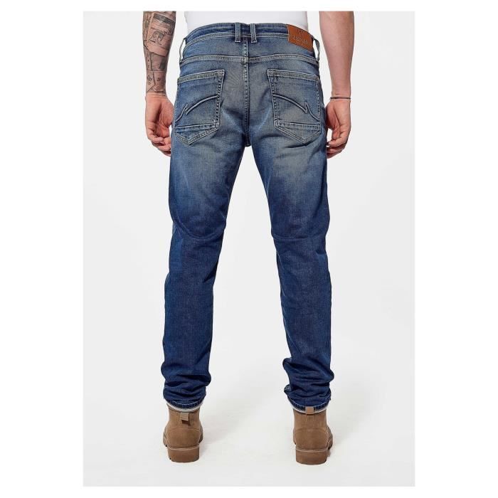 Jean regular en coton Kaporal Homme Bleu Regular Adulte