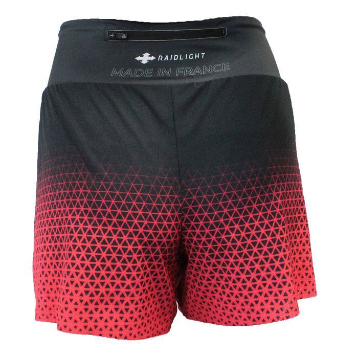 Short de trail RIPSTRETCH I-DOG pour femme RAIDLIGHT Noir Léger,  respirant et résistant