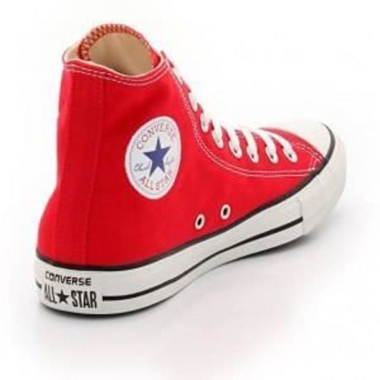 Baskets montantes Converse All Star Hi Rouge Tige en toile