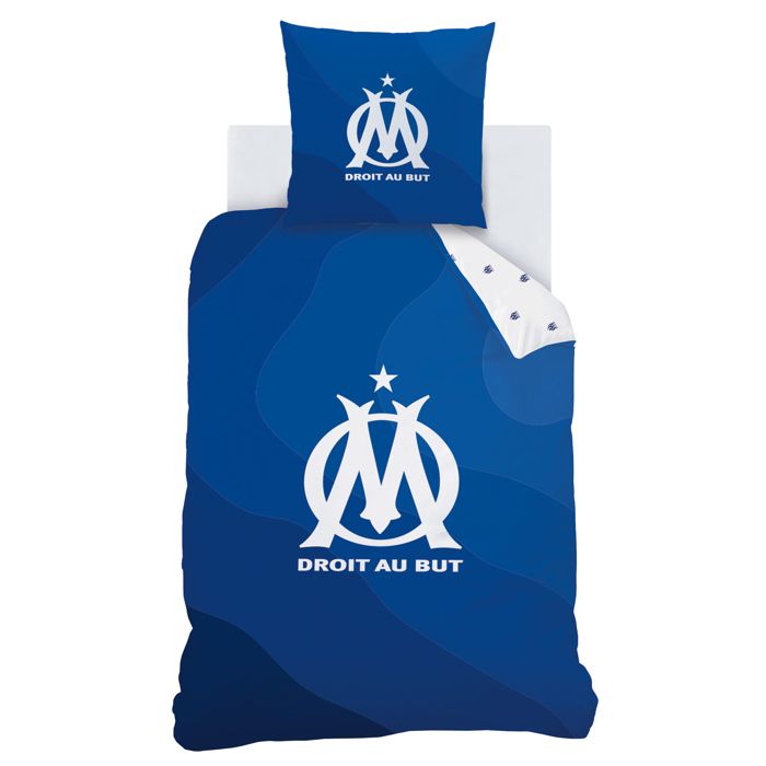 Parure de lit 100% soie bleu nuit style chic moderne